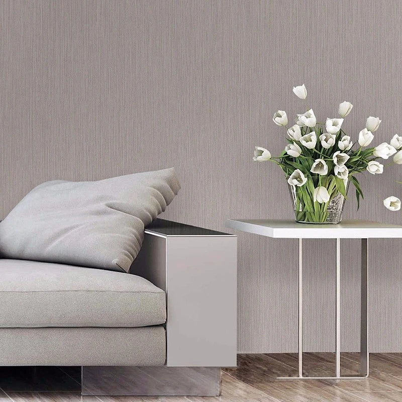 HKM-622419 Textured Solid Colour 3D Vinyl Wallpaper Peel and Stick Home Decor