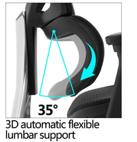 HKM-622483 Ergonomic High Back Office Swivel Chair with Premium Fabric and Leather Finish in Red