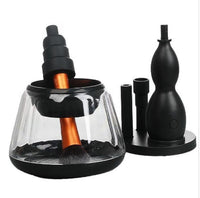 HKM-622611 Electric Makeup Brush Cleaner with 3 Silicone Cans - Compact and Portable Design