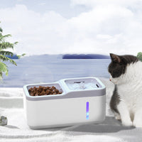 HKM-6227005 Automatic Pet Water Dispenser with 2.8L Capacity and DC Power Supply
