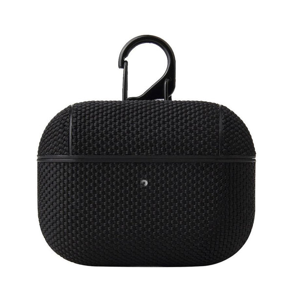 HKM-622739 AirPods Pro Compatible Flip Top Case - Durable Plastic in Black, Blue, Red, Pine Needle Green