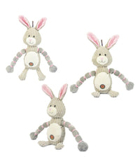 HKM-622739 Interactive Vocal Toy for Dogs - Plush Rabbit, Monkey, and Crocodile Design, Ideal for Training and Companionship