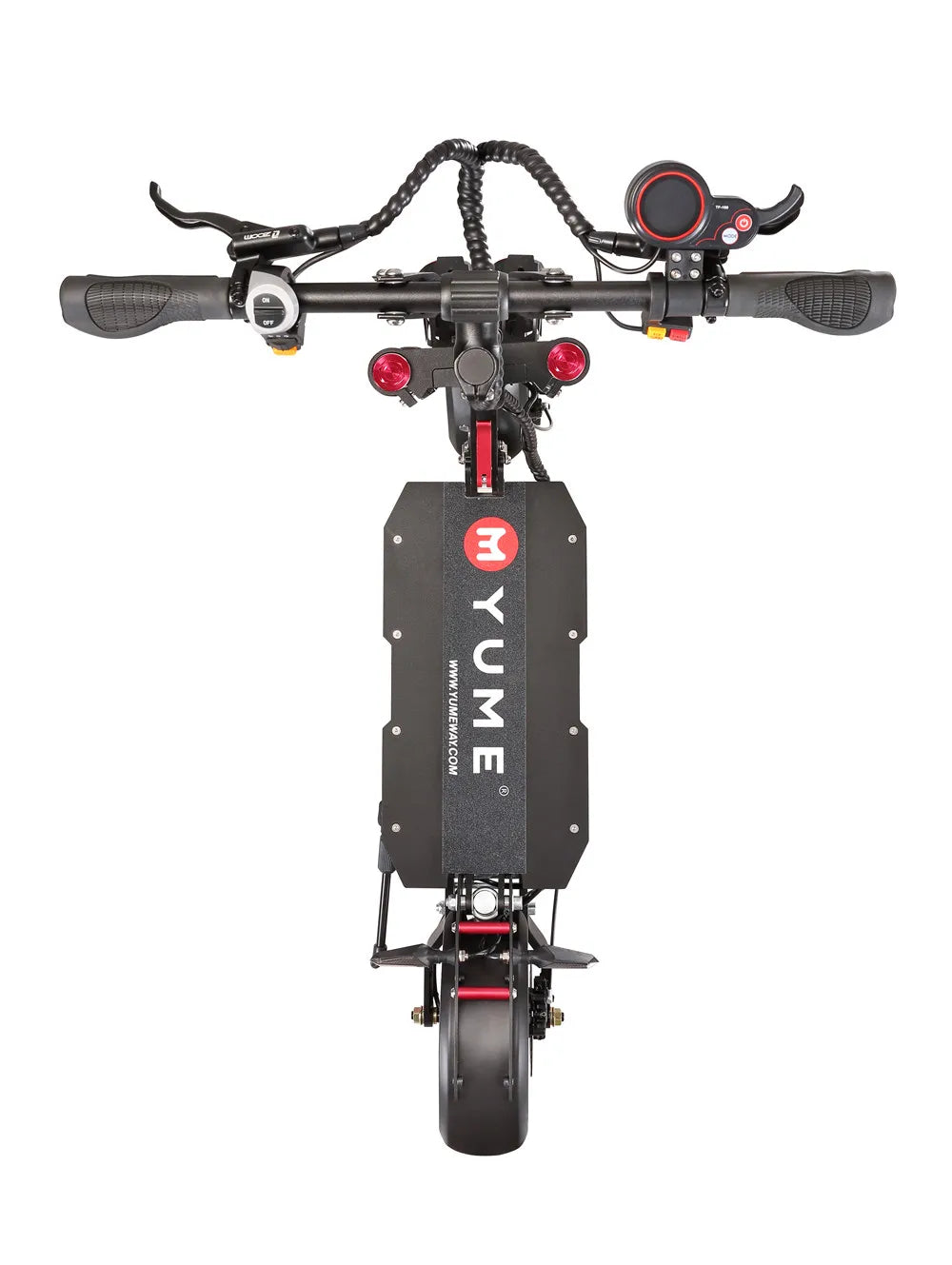 HKM-622739 YUME Y11+ 250W Smart Electric Scooter with 11-Inch Wheels, 96km Range, Foldable Design, and Hydraulic Braking System
