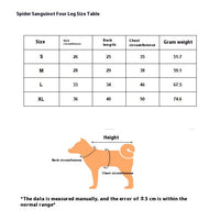 HKM-6227517 Personalized Halloween Bloodshot Spider Skirt for Dogs, Casual Pet Clothing in Multiple Sizes
