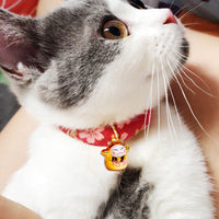 HKM-6228925 Small Pet Collar with Japanese Bell for Cats and Dogs - Multiple Styles Available