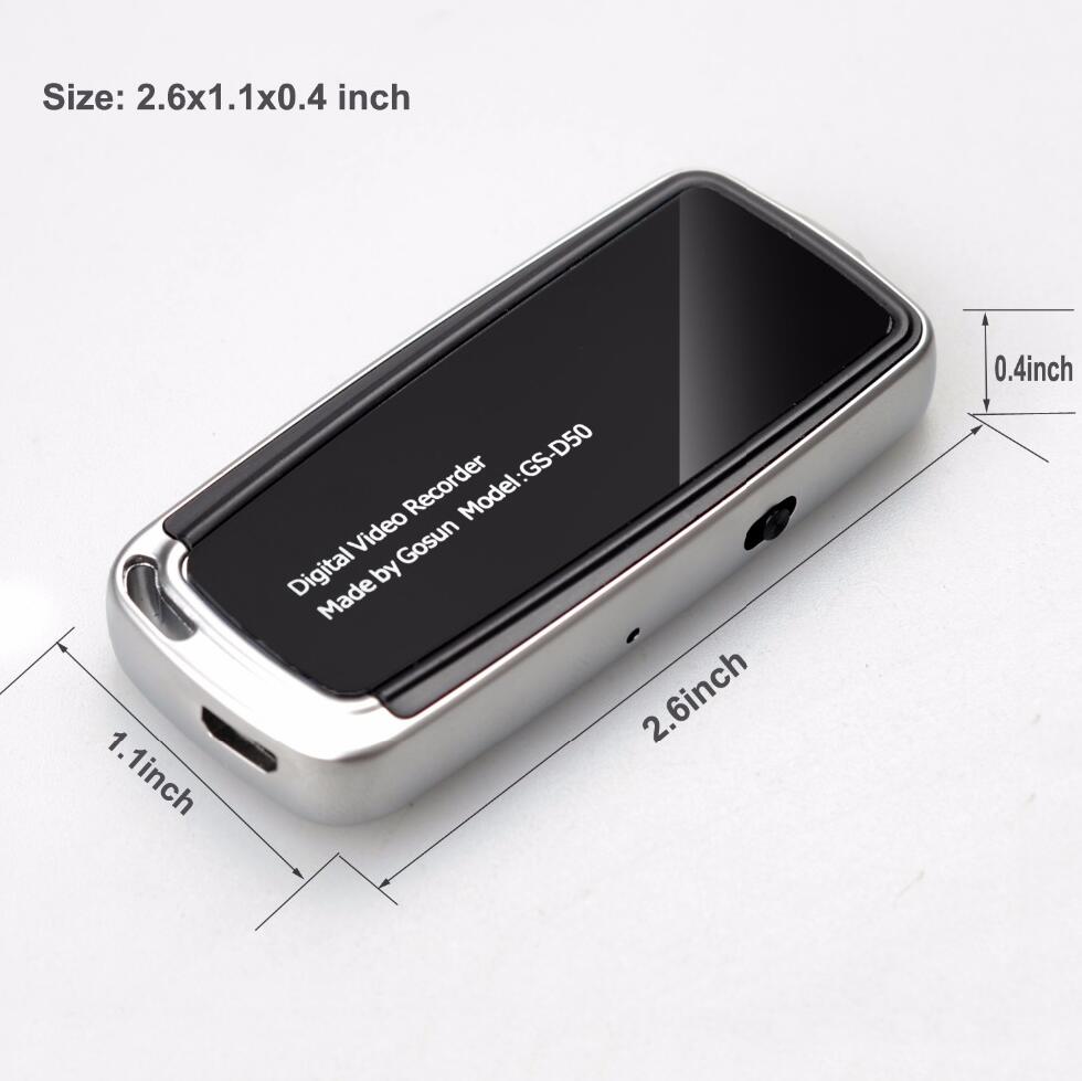 HKM-623059 Compact Mini Camcorder with Keychain Design, Voice Recording & 480P/720P Video Quality