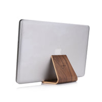 HKM-623251 Double-Sided Tablet Stand in Birch and Walnut Finish, Compact Design, Lightweight at 92g
