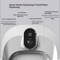 HKM-6232765 Smart Water Dispenser for Cats - 4L Capacity SUS304 Stainless Steel Fountain