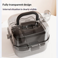 HKM-6233149 Portable Outdoor Hamster Travel Cage with Water Dispenser and Running Wheel