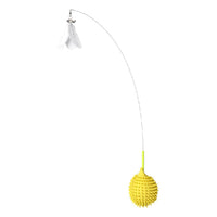 HKM-6234173 Hedgehog-Shaped Interactive Cat Toy and Scratcher for Playtime and Grooming