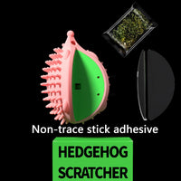 HKM-6234173 Hedgehog-Shaped Interactive Cat Toy and Scratcher for Playtime and Grooming