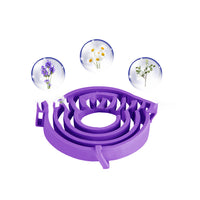 HKM-6234685 Anxiety-Relieving Adjustable Pet Collars for Large Dogs (62cm) & Small Cats (38cm) - Durable Plastic Design