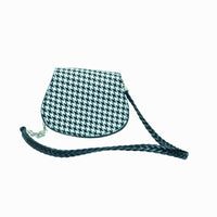 HKM-6235069 Pet Backpack Carrier for Small Dogs and Cats - Adjustable Chain & Houndstooth Design
