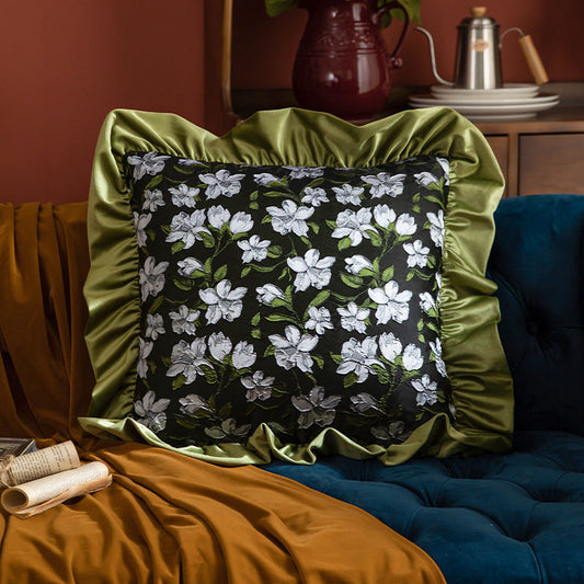 HKM-623507 Light Luxury Retro Style Pillow for Living Room and Bedroom - Polyester Cushion 50x50cm & 30x50cm Options