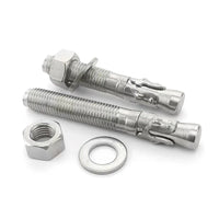 HKM-623571 M10 Hex Bolt, 201/304 Stainless Steel, DIN Standard, External Expansion, Plain Finish, M4 Thread