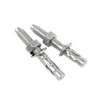 HKM-623571 M10 Hex Bolt, 201/304 Stainless Steel, DIN Standard, External Expansion, Plain Finish, M4 Thread