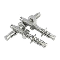 HKM-623571 M10 Hex Bolt, 201/304 Stainless Steel, DIN Standard, External Expansion, Plain Finish, M4 Thread