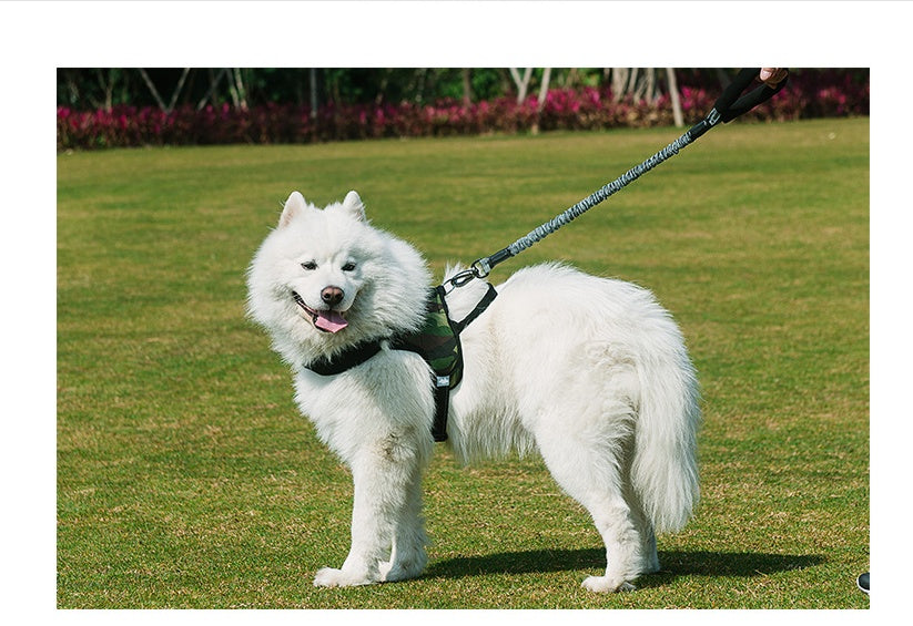 HKM-6236477 Durable Nylon Dog Leash with Adjustable Length for All Dog Sizes