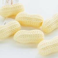 HKM-6237501 Interactive Sounding Dog Toy - Durable TPR Peanut Shaped Design, 14*8cm, 130g