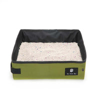 HKM-6238141 Portable Folding Cat Litter Box for Travel - Waterproof Oxford Cloth Design