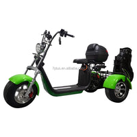 HKM-623891 3000W Three-Wheel Electric Scooter with Bluetooth, Full Suspension & Long Range