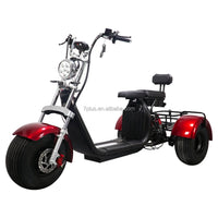 HKM-623891 3000W Three-Wheel Electric Scooter with Bluetooth, Full Suspension & Long Range