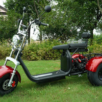 HKM-623891 3000W Three-Wheel Electric Scooter with Bluetooth, Full Suspension & Long Range