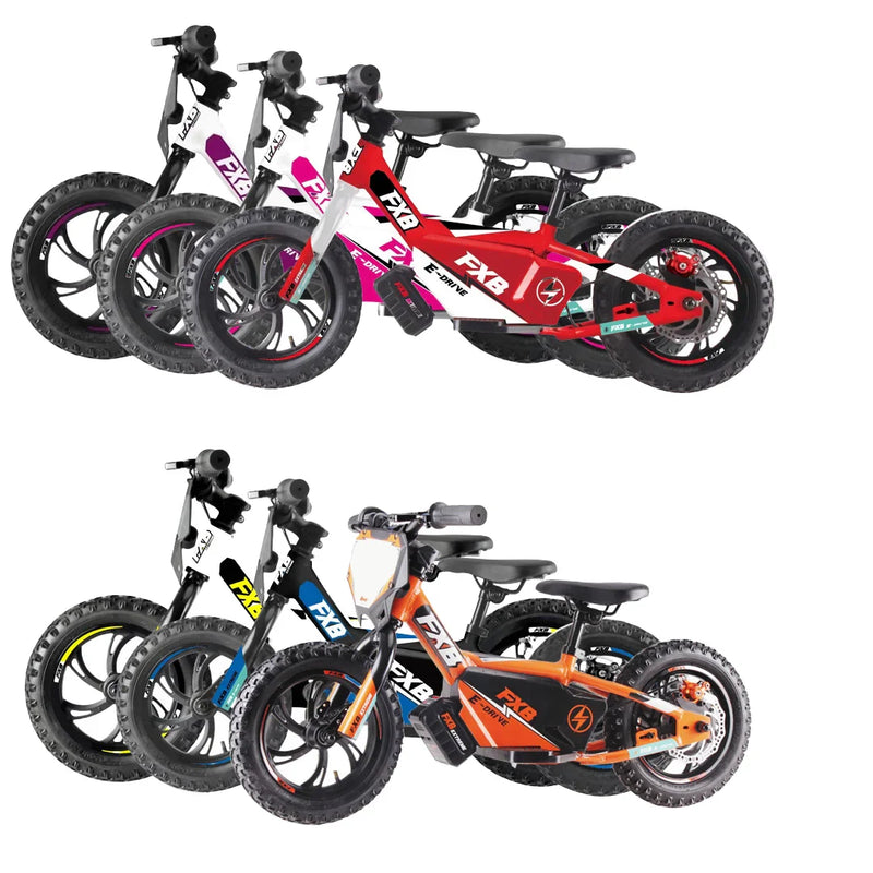 HKM-623955 Kid Electric Balance Bike 12/16 Inch 36V 2.5Ah/5.0Ah Aluminum Alloy Frame with High-Carbon Steel Fork