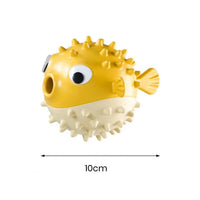 HKM-6239933 Durable Fish-Shaped Dog Chew Toy for Aggressive Chewers - Squeaky Teeth Grinding Toy for All Dog Sizes