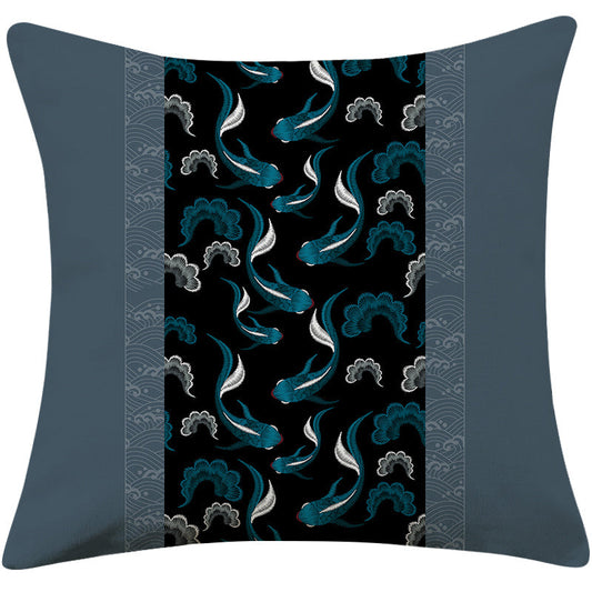 HKM-624083 Decorative Square Pillow Cushion for Sofa Bed - 45x45cm, Soft PP Cotton Filling, Various Elegant Designs