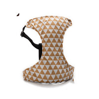 HKM-6241725 Small Cotton Triangle Dog Training Strap - Adjustable Chest Harness with Traction Rope - Multiple Colors Available