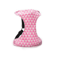 HKM-6241725 Small Cotton Triangle Dog Training Strap - Adjustable Chest Harness with Traction Rope - Multiple Colors Available