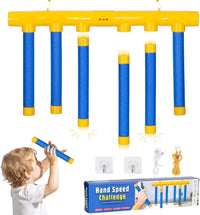 HKM-624211 Upgrade Reflex Drop Sticks Challenge Game with Voice Prompts and Remote Control for Indoor Fun