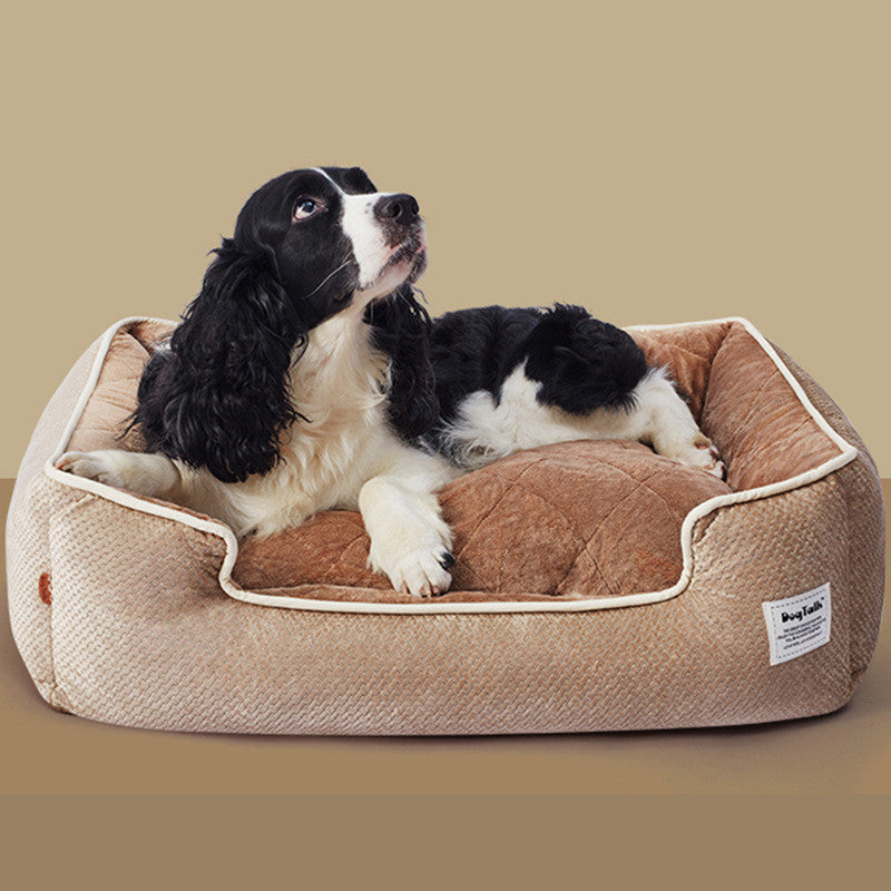 HKM-6242493 Detachable and Washable Thickened Winter Warmth Dog and Cat Bed in Various Sizes and Colors