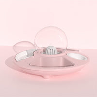 HKM-6242621 UFO Bowl with Anti-Overturning Feeder - Multiple Color Options and Placemat Designs