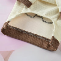 HKM-6243005 Adorable Bear-Themed Small Schnauzer Dog Clothing Set - Skirt & T-Shirt Options Available