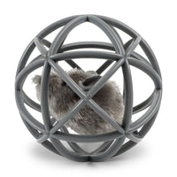 HKM-6243261 Interactive Simulation Sounding Plastic Sepak Takraw Toy for Cats - 10cm