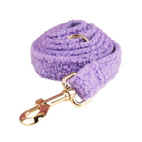 HKM-6243901 Purple Four-Piece Small Dog Accessories Set: Collar, Leash, Bow, and Vest