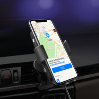 HKM-624403 Automatic Wireless Car Charger with Type-C Interface and Instruction Function