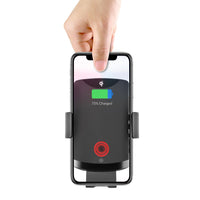 HKM-624403 Automatic Wireless Car Charger with Type-C Interface and Instruction Function