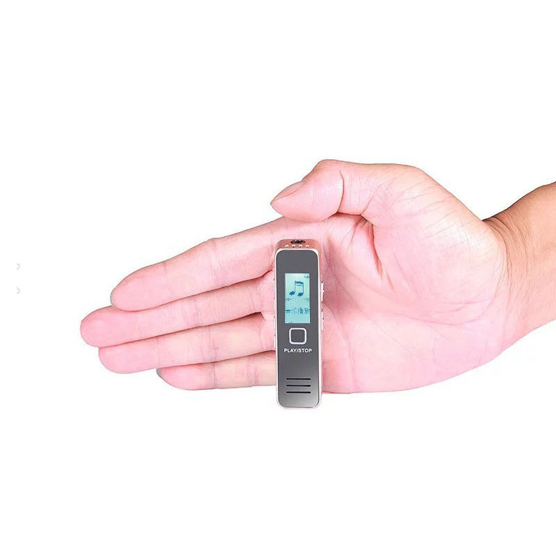 HKM-624403 Mini Portable High-Definition Voice Recorder with Headphone Support and 20-Hour Battery Life