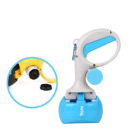 HKM-6244669 2-in-1 Portable Pet Toilet Picker with Curved Grip & Garbage Bags
