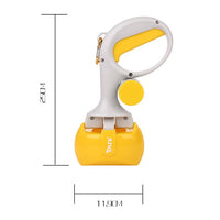 HKM-6244669 2-in-1 Portable Pet Toilet Picker with Curved Grip & Garbage Bags
