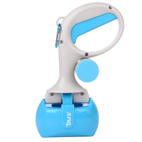 HKM-6244669 2-in-1 Portable Pet Toilet Picker with Curved Grip & Garbage Bags