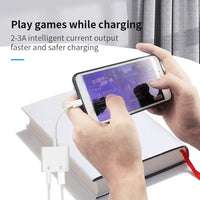 HKM-624595 USB-C to 3.5mm Audio Jack Adapter with Charging Function for Compatible Devices
