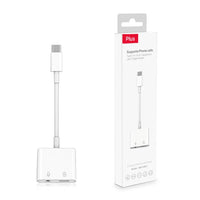 HKM-624595 USB-C to 3.5mm Audio Jack Adapter with Charging Function for Compatible Devices