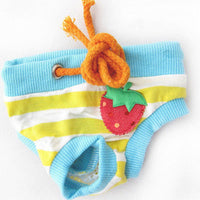 HKM-6246589 Reusable Cotton Dog Diaper Pants for Female Pets - Sizes S-XL
