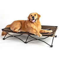 HKM-6246845 Double Layer Fabric Large Foldable Pet Bed - Soft, Cozy Design for Medium to Large Dogs