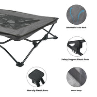 HKM-6246845 Double Layer Fabric Large Foldable Pet Bed - Soft, Cozy Design for Medium to Large Dogs