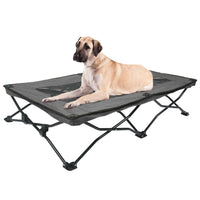 HKM-6246845 Double Layer Fabric Large Foldable Pet Bed - Soft, Cozy Design for Medium to Large Dogs